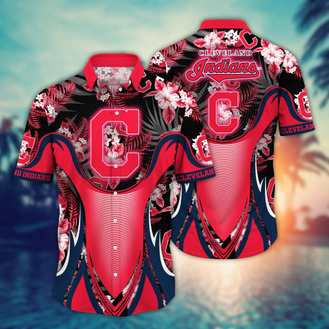 Cleveland Indians Mlb Hawaiian Shirt – Pool Days Aloha Shirt Perfect Baseball Fan Gift Summer Lover S Apparel