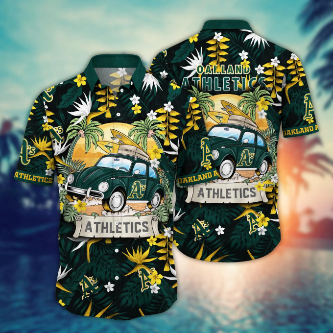 Oakland Athletics Mlb Hawaiian Shirt: Perfect Summer Aloha Gift For Baseball Fans!