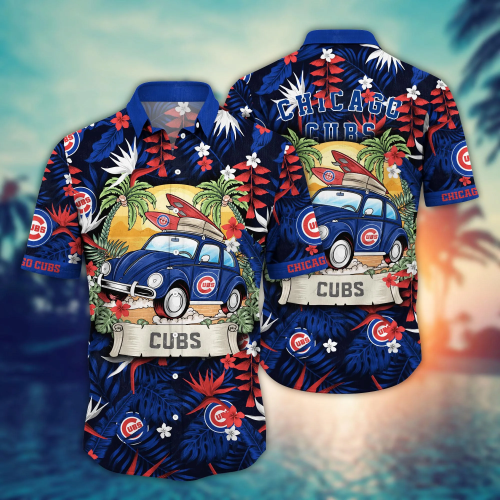 Chicago Cubs Hawaiian Shirt: Fresh Mowed Lawn Aloha Shirt Perfect Summer Gift for Baseball Lovers