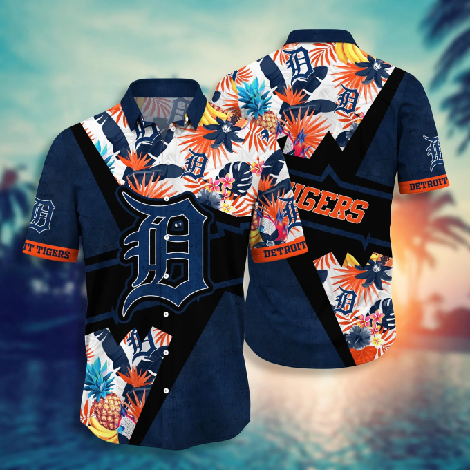 Mlb Detroit Tigers Hawaiian Shirt – Perfect Baseball Fan Gift Summer Aloha Shirt