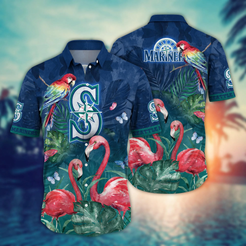 Seattle Mariners MLB Hawaiian Shirt: Stylish Baseball Fan Gift Men Women Aloha Shirt