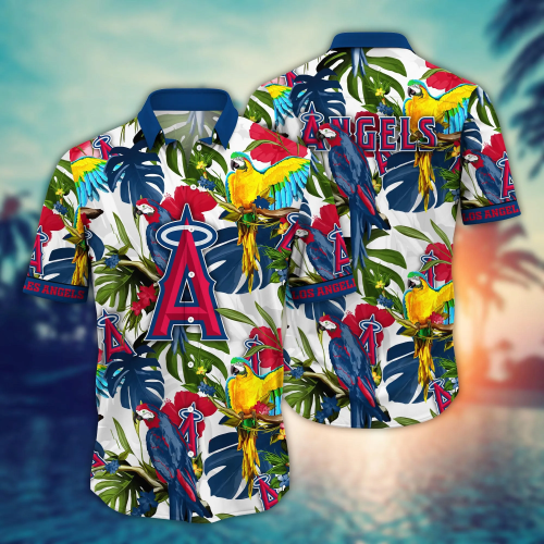 Los Angeles Angels MLB Hawaiian Shirt – Perfect Baseball Fan Gift & Summer Aloha Shirt