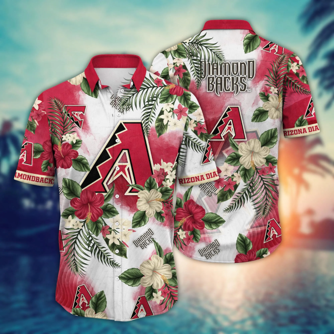 Arizona Diamondbacks Hawaiian Shirt: Perfect Baseball Lover S Gift Summer Aloha Shirt