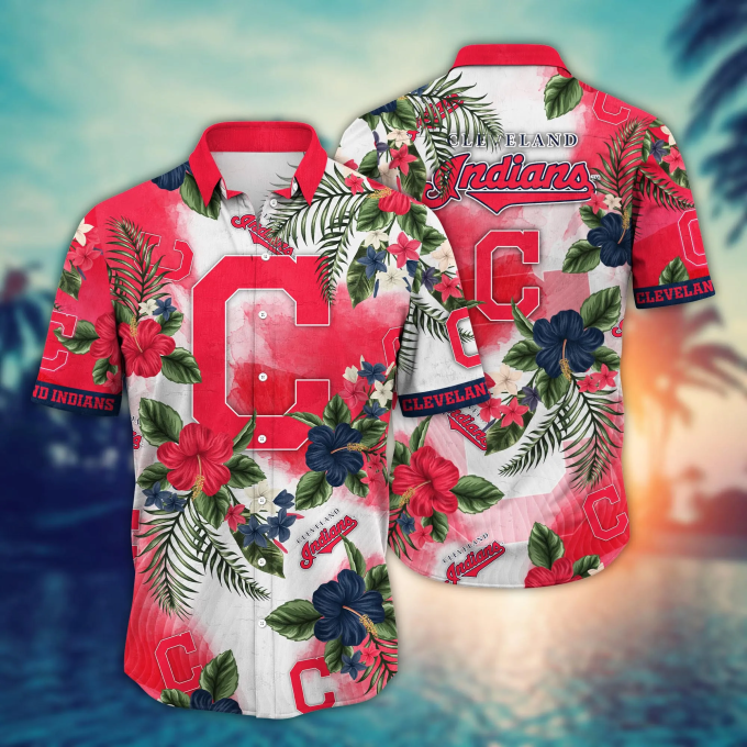 Cleveland Indians Mlb Hawaiian Shirt – Perfect Baseball Fan Gift For Summer Aloha Vibes