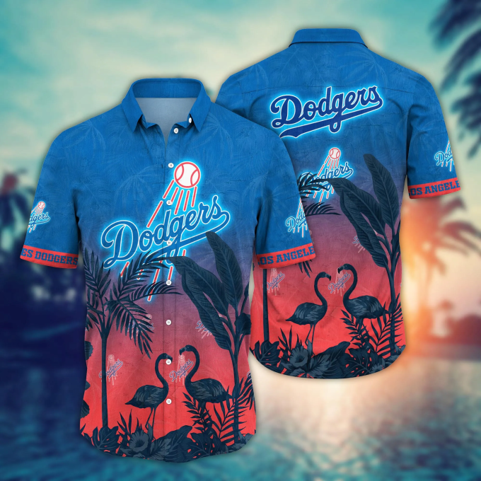 Los Angeles Dodgers Hawaiian Shirt – Baseball Fan Gift Summer Aloha Shirt