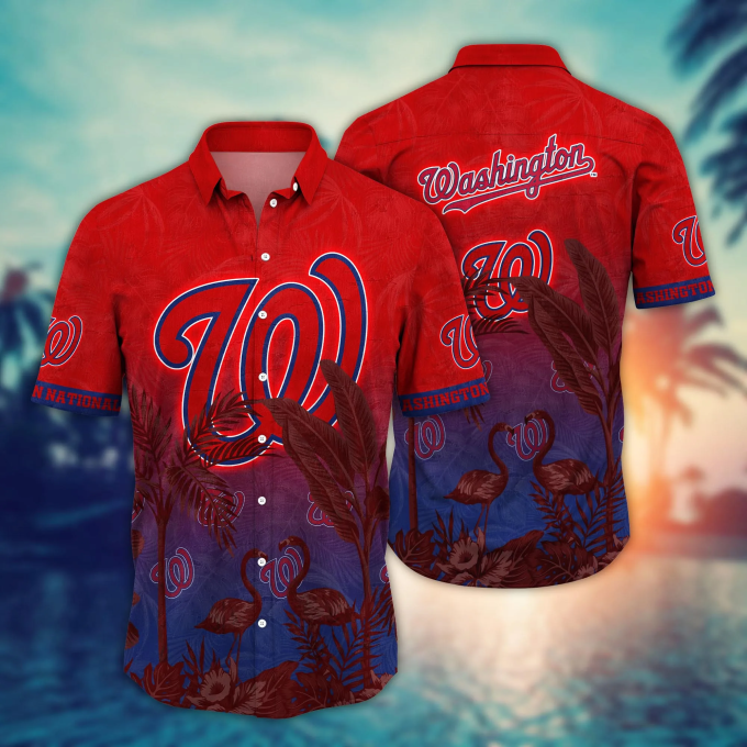 Washington Nationals Mlb Hawaiian Shirt: Perfect Summer Gift For Baseball Fans!