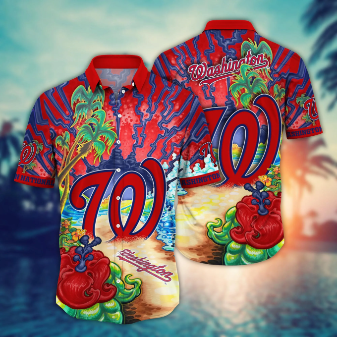 Washington Nationals Mlb Hawaiian Shirt – Perfect Summer Gift For Baseball Fans