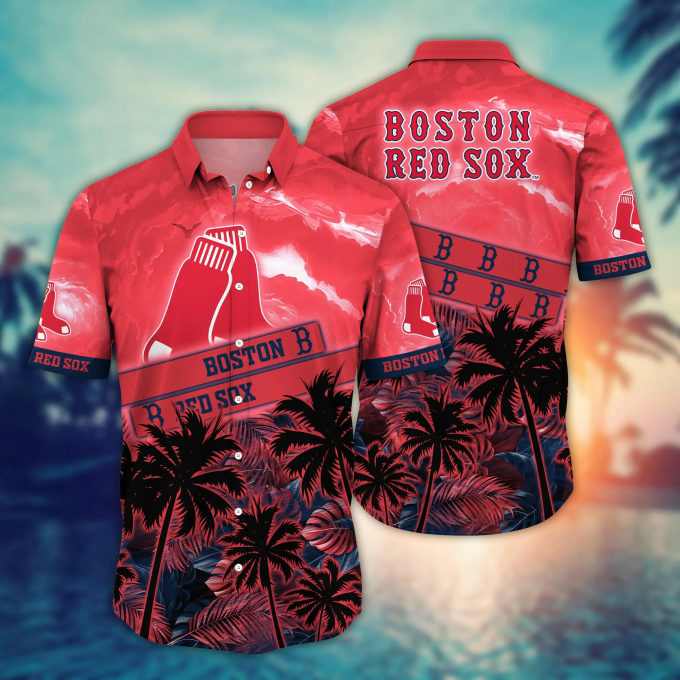 Summer Holiday Gift Idea: Boston Red Sox Hawaiian Shirt For Men &Amp;Amp; Women – Perfect Baseball Lover Gift