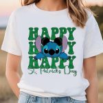 Disney Stitch Happy St Patrick s Day T Shirt – Get Your Lucky Charm Now!