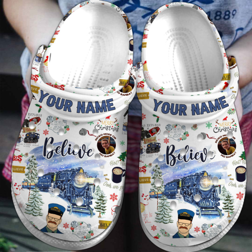 The Polar Express Christmas Movie Clogs – Fun & Festive Footwear for Kids and Adults