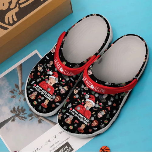 Hilarious Home Alone Christmas Movie Clogs for Kids & Adults – Perfect Holiday Footwear!