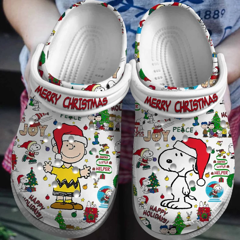 Merry Christmas Charlie Brown & Snoopy Clogs: Perfect for Kids & Adults Merry Christmas Charlie Brown & Snoopy Clogs: Perfect for Kids & Adults