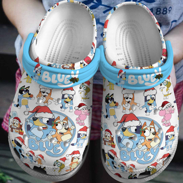 Playful Bluey Christmas Clogs for All Ages – Festive and Fun Footwear Playful Bluey Christmas Clogs for All Ages – Festive and Fun Footwear