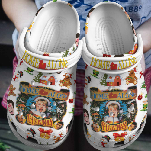 Laugh-Out-Loud Home Alone Christmas Clogs - Unisex Footwear for Kids & Adults