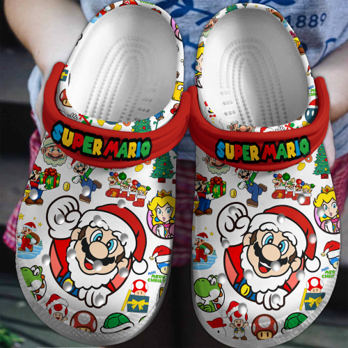 Get Festive with New Super Mario Christmas Clogs for Kids & Adults