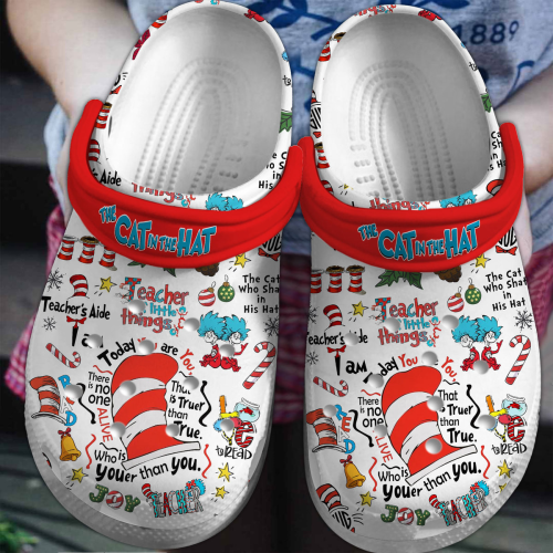 Christmas Clogs: The Cat in the Hat Shoes for Kids & Adults