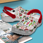 Cheerful Holiday FRIENDS Clogs: Perfect Christmas Footwear for Kids and Adults