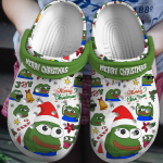 Merry Christmas Pepe The Frog Meme Classic Clogs – Fun Footwear for Kids & Adults! Merry Christmas Pepe The Frog Meme Classic Clogs – Fun Footwear for Kids & Adults!