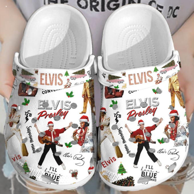 Merry Christmas Clogs: Elvis Presley Music Star – Festive &Amp;Amp; Stylish Footwear