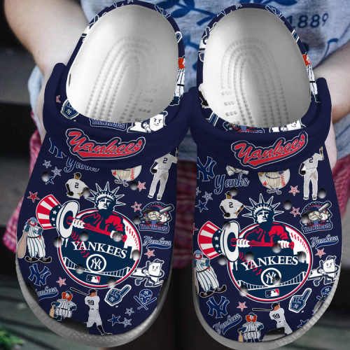 Comfortable & Stylish New York Yankees Sport Clogs Lightweight MLB Footwear