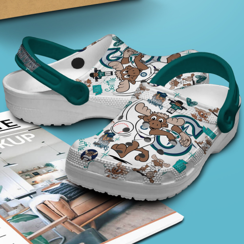 Seattle Mariners MLB Clogs: Soft Durable Outdoor Activity Shoes