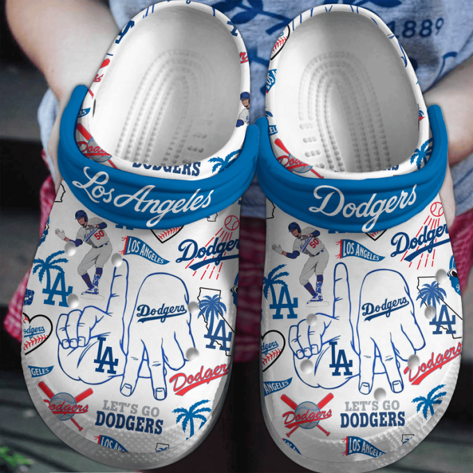 Get Game-Ready With Los Angeles Dodgers Mlb Sport Clogs – Official Team Merchandise