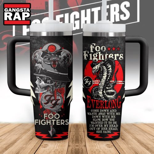 Rock to the Beat with Foo Fighters Everlong Tumbler – 40oz