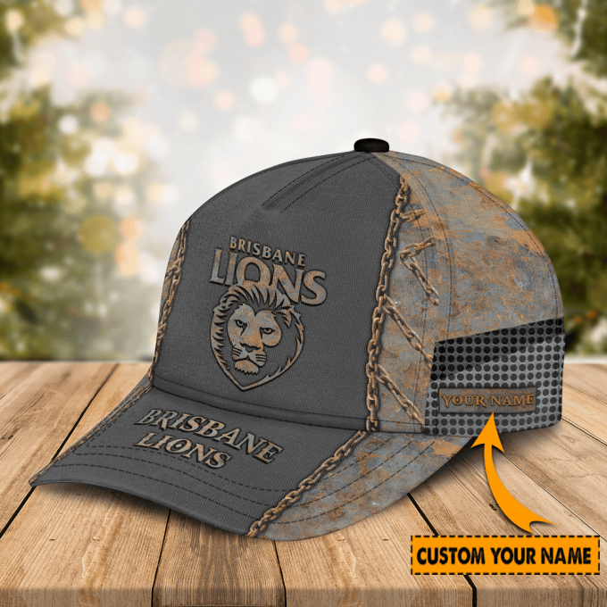 Personalized Brisbane Lions Afl Classic Cap For Fan 3