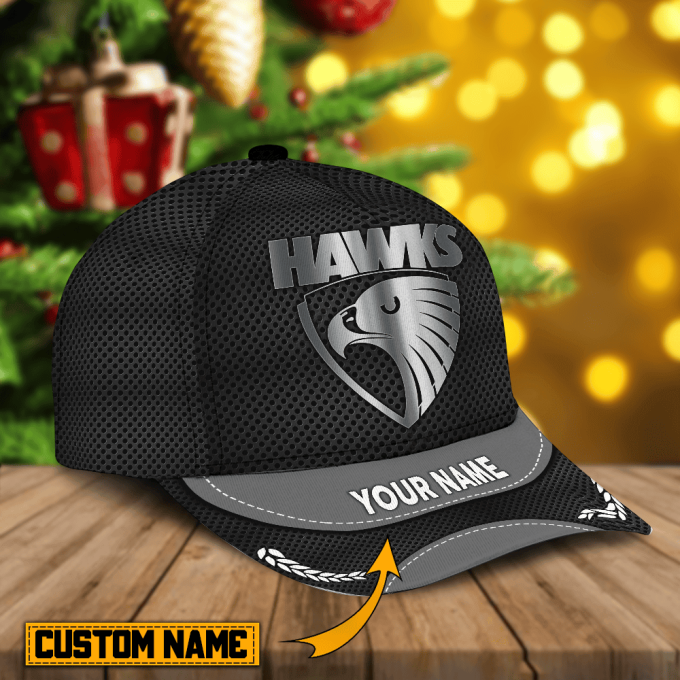 Custom Name Hawthorn Afl Cap For Fan 3