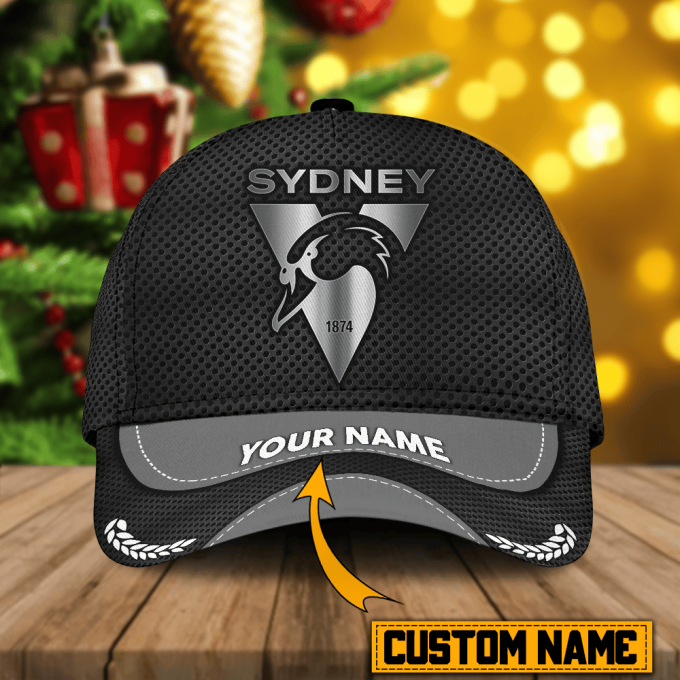 Custom Name Sydney Swans Afl Cap For Fan 1