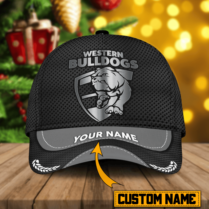 Custom Name Western Bulldogs Afl Cap For Fan 2