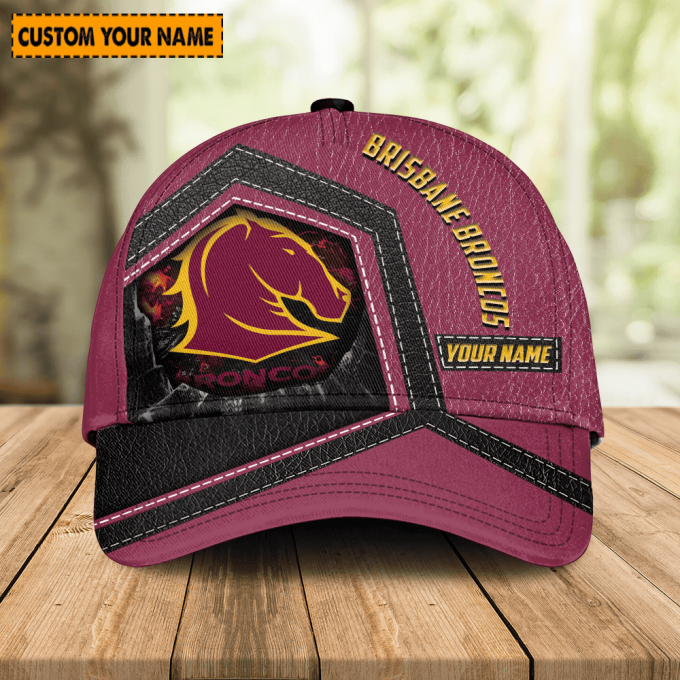 Personalized Brisbane Broncos Nrl Classic Cap For Fans Gift For Lover 1