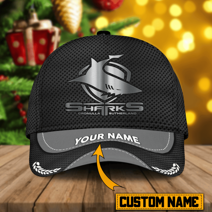 Custom Name Cronulla-Sutherland Sharks Nrl Cap For Fan 2