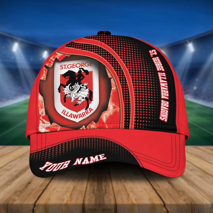 New Personalized St. George Illawarra Dragons Nrl Classic Cap For Fan 1