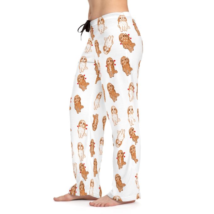 Custom Cavapoo Women S Pajama Pants – Perfect Dog Mom Gift Poochon Pajama Pant For Christmas