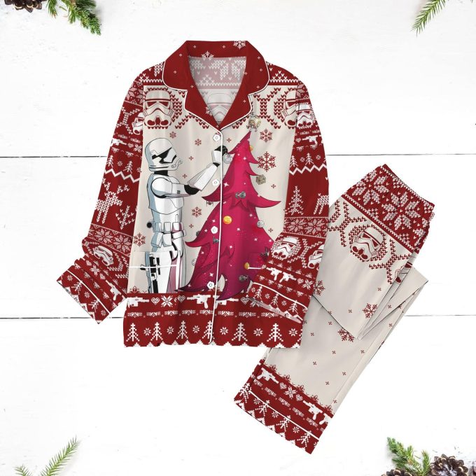 Get Festive With Darth Vader Xmas Pajamas &Amp;Amp; Star Wars Characters Set Perfect For Disney Trip