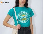 Vintage 80S Southern Pacific T-Shirt: Teal Top Single Stitch Made In USA – 50 Fifty Sp Rail Yard Line Train Hop 90S Graphic