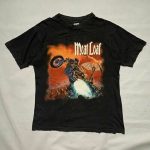 Vintage 90s Meat Loaf Band T-shirt Metallica Pushead Slayer Limited Edition 2340