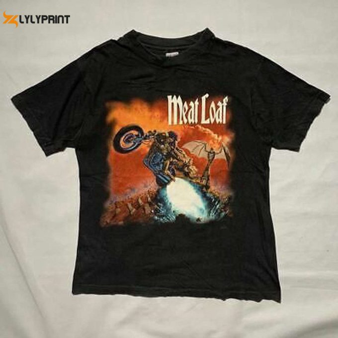 Vintage 90S Meat Loaf Band T-Shirt Metallica Pushead Slayer Limited Edition 2340