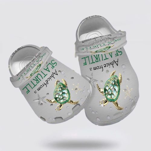 Sea Turtle Lovers Love: Advice from a Sea Turtle Sweet Gift for Girlfriend – ChristmasCrocs Clog Shoes