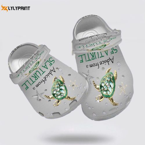Sea Turtle Lovers Love: Advice from a Sea Turtle Sweet Gift for Girlfriend – ChristmasCrocs Clog Shoes