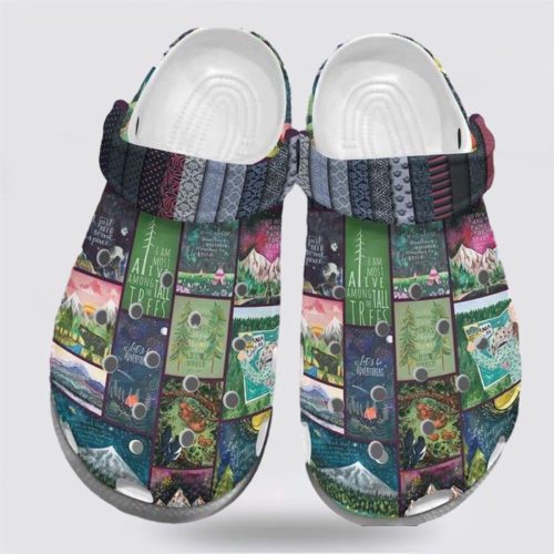 Christmas Crocs Clog Shoes: Alive Among The Tree – Give Me Space & Feel Wonderful!