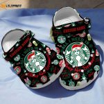 Stylish All I Need Starbucks Clogs – Merry Christmas Black Clogs for Kids & Adults