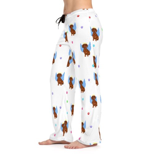 Custom Women s Dachshund Pajama Pants – Perfect Dog Mom Christmas Gift!