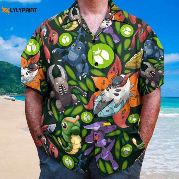 Anime Pokemon Hawaiian Shirt: Perfect Gift For Dad &Amp;Amp; Friends! Fandom Summer Beach Hawaii Shirt 2024