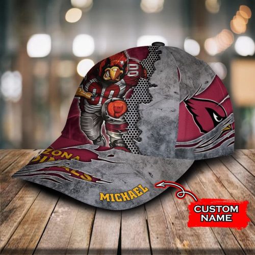 Arizona Cardinals NFL 3D Personalized Classic Cap For Fan