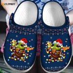 Festive Baby Yoda Christmas Lights Ugly Pattern Crocband Clogs – Perfect Holiday Shoes for Men & Women! Festive Baby Yoda Christmas Lights Ugly Pattern Crocband Clogs – Perfect Holiday Shoes for Men & Women!