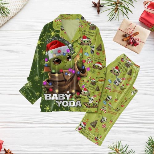 Baby Yoda Christmas Pajamas Set: Star Wars Movie Holiday PJs for the Whole Family