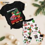 Baby Yoda Christmas Tshirt & Pajama Set – Star Wars Movie Theme for Kids – Disney Cartoon Pj Set