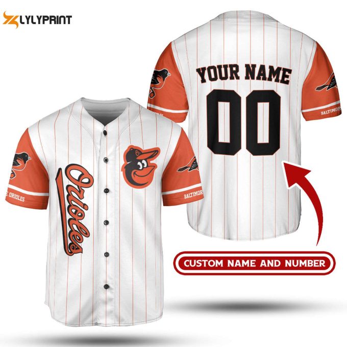 Baltimore Orioles Mlb Jersey Shirt: Custom Baseball Collection